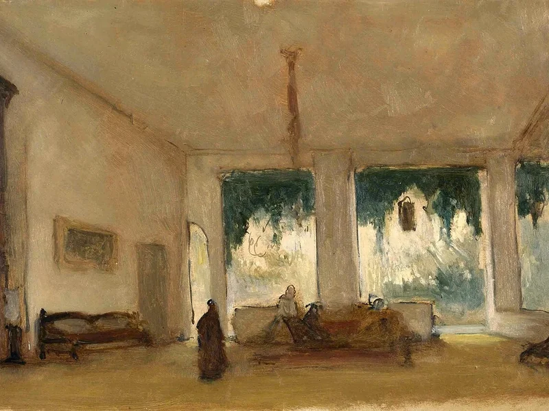 1828-Johannes Diederikus Kruseman - Un interno indonesiano